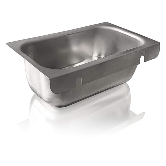 Kitchen Restaurant Duty Canopy Hood Grease Cup- Removable Keyhole Mount 2.5” Deep