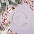 thumbnail image 3 of IBASETOY 1Pc Golden Decorative Hairband Simple Stylish Hair Hoop for Engagement and Party, 3 of 8