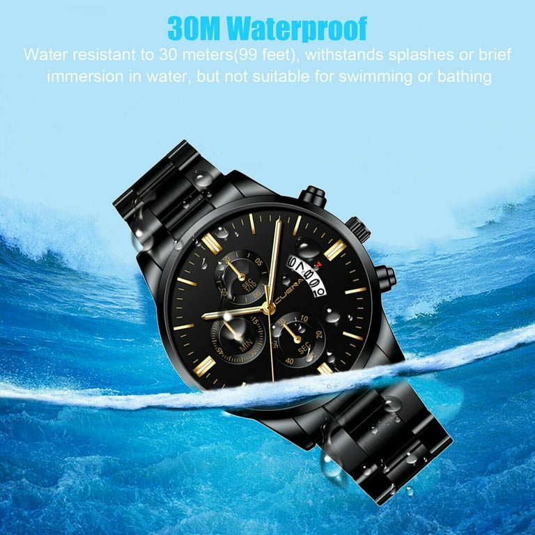 Men's Watch Relojes hotsell De Hombre Stainless Steel Quartz Waterproof Classic Watches