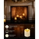 thumbnail image 4 of Velas votivas sin llama Homemory, 2 x 2 con temporizador remoto, paquete de 6, 4 of 6