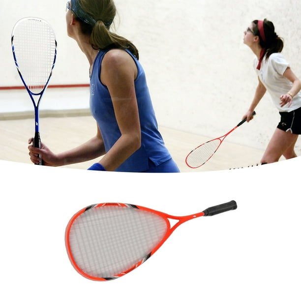 Raqueta de Squash, Aleación de Aluminio y Carbono Ligera Integrada, Precisión de Rebote de Potencia Ideal, Para la Deicina del Parque Escolar, Agarre de Nailon