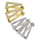 thumbnail image 3 of Pendientes colgantes Fernando Pendientes triangulares dorado, 3 of 8