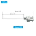 thumbnail image 2 of Unique Bargains 12 Pcs 30G 1 Inch Blunt Tip Dispensing Needle with Lure Lock for Refilling Liquid Inks Adhesives, 2 of 6
