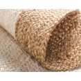 thumbnail image 4 of Indian Handmade Braided Inner White Jute with Natural Jute Border Design Area Rug 6 x 9 Feet Oval (183 cm x 274 cm), Home Decor Rugs, 4 of 5