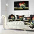 thumbnail image 3 of Designart Colorful Parrot on Branch - Animal Throw Pillow - 12x20, 3 of 5