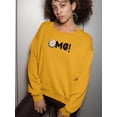 thumbnail image 2 of Omg Daisy Yellow Sweatshirt Women -Image by Shutterstock, Female Large, 2 of 4