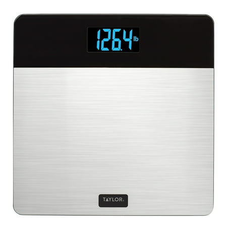 Taylor 7433 Digital Glass Bath Scale with Stainless Steel Top