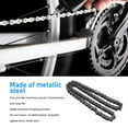 thumbnail image 5 of Electric Bike Chain Steel 420 106 Links Electric Bike Cycling Chain for Replacement Black, 5 of 8