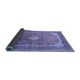 thumbnail image 2 of Ahgly Company Indoor Round Medallion Blue Traditional Area Rugs, 8' Round, 2 of 4
