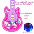Leonard Microphone Guitar Musical Set for Kids Guitar Toy with Microphone Electric Guitar with