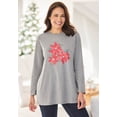 thumbnail image 4 of Woman Within Plus Size Holiday Graphic Tee, 4 of 6