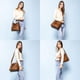 thumbnail image 2 of Bolso de mano Realer Hobo Bucket Purse de piel sintética para mujer, 2 of 6