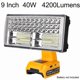 thumbnail image 1 of Para de*walt 18-20V Batería Li-ion Inalámbrica Luz de Trabajo LED Iluminación Exterior Linterna Lámpara de Emergencia Tipo Flood Reflector 9 inch, 1 of 7