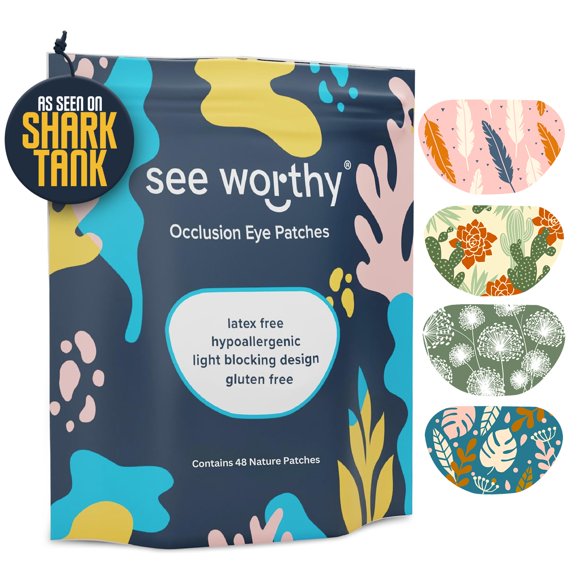 Parche adhesivo con temática de See Worthy Nature para niños y adultos