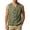 Army Green #1, variant on WULMLEO Mens Summer Casual Cotton Linen Vest Tanks Lightweight Sleeveless Beach Wedding Shirts Dark Gray Cotton-Linen Blend
