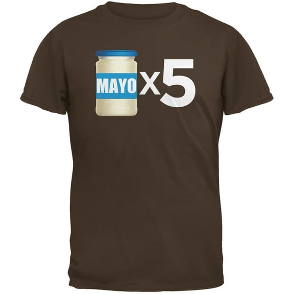 Cinco de Mayo - Mayo Times 5 Brown Adult T-Shirt - 2X-Large