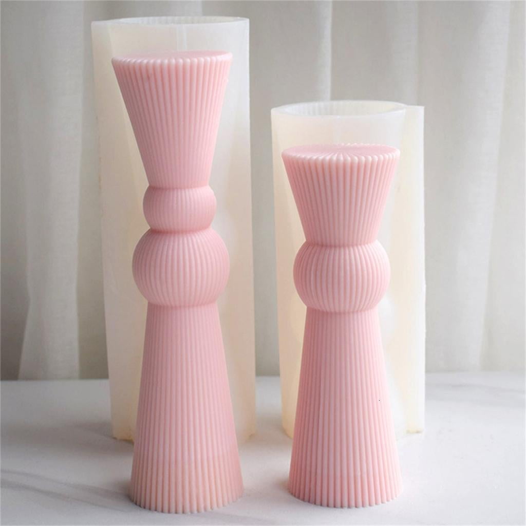 DIY 3D Moulds Geometric Candle Molds Silicone Mold Handicrafts for Candle Making