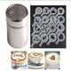 thumbnail image 5 of Cuchara de plástico para café con molde para café, modelo de esparcidor de polvo de acero inoxidable individual, 5 of 6