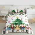 thumbnail image 2 of Homewish Merry Christmas Queen Comforter Set,Cartoon Nutcracker Princess Bedding Sets,Cute Bowtie Green Xmas Tree Bedding Comforter Set For Girls Kids,Breathable Home Decor Reversible,3 Pieces, 2 of 8