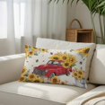 thumbnail image 3 of Spring Yellow Sunflowers King Size Pillow Cover, Pillowcase Protectors with Zipper, Breathable Decorative Throw Pillow Case Cover, Farmhouse Car Bees Country Pillow Shams for Couch Sofa 20x36Inch, 3 of 8