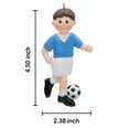 thumbnail image 5 of Maxora Personalized Ornaments Customized Christmas Ornament Soccer Boy Free Customize, 5 of 10