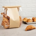 thumbnail image 4 of Bag Tek Kraft Paper Bakery Tin Tie Bag - 8 1/4" x 4" x 13 3/4" - 100 count box, 4 of 11