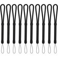 thumbnail image 1 of Hand Strap Lanyard, 10 Adjustable Nylon Wrist Straps Wrist Straps for Cell Phone Camera USB Drives Wallet ID Name Tag Badge (Black), 1 of 5