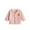 Pink, variant on Toddler Long Sleeve Tops Baby Boys and Girls Padded Cardigan Jacket V Neck Button Cartoon Bear Pattern Daily Wear Big Girl Lined