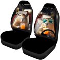 thumbnail image 5 of Uourmeti Capybara Driving Car Seat Covers Full Set Comfortable Driving Car Seat Covers Sets Easy to Install Polyester Seat Protectors Fit for Trucks most Cars, 5 of 10