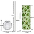thumbnail image 2 of Avocado Gifts for Avocado Lovers, Avocado Gifts, Avocado Tumbler, Avocado Mug, Avocado Coffee Cup, Avocado Stuff, Birthday Gifts for Women Friend, 20oz Insulated Tumbler with Lid and Straw, 2 of 6