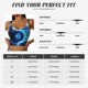thumbnail image 5 of Fotbe Blue Yin And Yang Sujetador Deportivo Largo sin Aros para Mujer con Almohadillas y Soporte Medio, Transpirable y Absorbente, Camiseta Tipo Chaleco o Tank Top-Small, 5 of 8