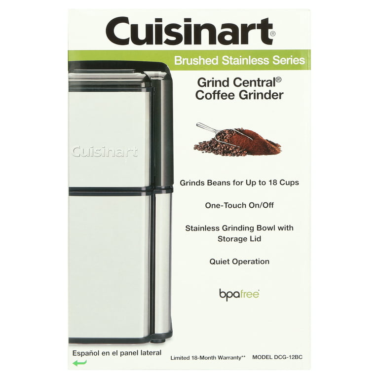 Cuisinart Grind Central Coffee/Spice Grinder ~ Stainless ~ DCG