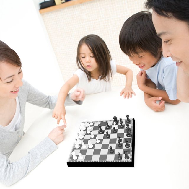 Juegos de mesa de entretenimiento ajedrez magnético plegable para niños Entrenamiento Likrtyny Educativo para juegos accesorios de entretenimiento