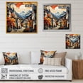 thumbnail image 4 of Designart "Vistas Of The Urban Cityscape I" Landscape Mountains Wall Decor, 4 of 7