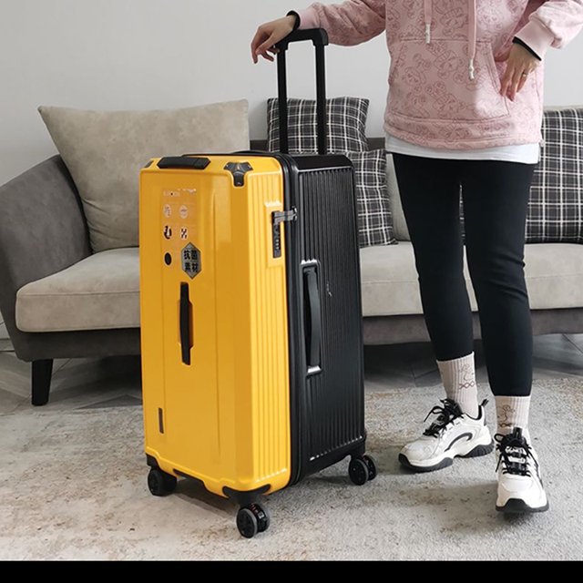 Maleta de gran capacidad con ruedas de freno, maletín grueso de 28/34 pulgadas, maletas de viaje, caja de combinación TSA, portador de 28 pulgadas, maleta viaje cabina