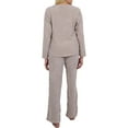 thumbnail image 5 of Jo & Bette Women’s Chenille Pajamas, PJ Lounge Shirt and Pants Set, 5 of 9