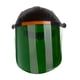 thumbnail image 2 of Máscara de soldadura protectora facial con visera abatible Material de PC versátil Cara de soldador Verde negruzco, 2 of 9