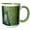 Green/White, variant on 3drose, Wa, Whidbey Island, Deception Pass. Kayakers - Us48 Tdr0667 - Trish Drury, 15oz Two-tone Red Mug