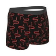 thumbnail image 4 of Uemuo Red Snake Pattern Men's Boxer Briefs,Trunk Anti-Chafing,Comfortable, Durable, and Stylish Underwear-, 4 of 9