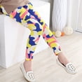 thumbnail image 3 of 2-14T Girls Printing Leggings Kid Footless Skinny Tights Trousers Slim Ankle Length Pants, 3 of 5
