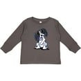 thumbnail image 3 of Inktastic Tri Color King Charles Spaniel Boys or Girls Long Sleeve Toddler T-Shirt, 3 of 5