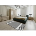 thumbnail image 5 of Ahgly Company Machine Washable Indoor Square Transitional Gray Area Rugs, 4' Square, 5 of 7