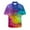 Multicolor, variant on ALLLIST Big And Tall Shirts for Men Short Sleeve Collared Casual Button Down Shirts Rainbow Mens Clothes