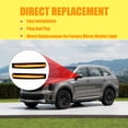 thumbnail image 5 of Side Mirror Turn Signal Lights, Fits For Kia Sorento 2016-2020, OEM: 87613-C5000, 87623-C5000, Side Mirror Lights Accessories, Turn Marker Lamp.-black-a pair, 5 of 6