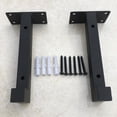 thumbnail image 2 of KAKOWELY Black Iron Storage Bracket Durable Load Bearing Frame for Multipurpose Storage Use 20CM,7.87"X3.15"X1.57", 2 of 5