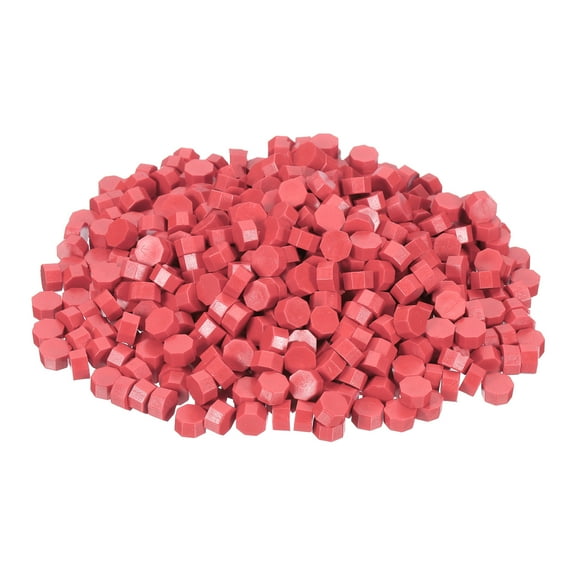 Uxcell Wax Seal Kit, 720 Pcs Wax Beads Stamp Seal Kit Envelope Letter Wax Seal Pellets for DIY Craft, Deep Pink
