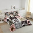 thumbnail image 2 of Camping Twin Comforter Set ,Pink Camper Bedding Set For Bunk,Rv Accessories Quilt Bedding For Travel Trailers Rustic Farmhouse Buffalo Plaid Bed Duvet Set 1 Pillow Case, 2 of 6