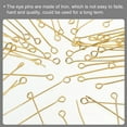 thumbnail image 5 of 500Pcs Eye Pins Jewelry Findings Eye Pins 45mm Iron Eye Pins for Jewelry Making 21 Gauge Gold, 5 of 6