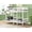 White, variant on White Finish Twin/twin Bunk Bed By - Slat Included, 300lbs Capacity, Easy To Assemble, Wood And Composite In , Support, Assembly, Made Of Plywood