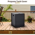 thumbnail image 2 of Propane Tank Cover Table, Outdoor Tank Hideway Table Side Table for 20 lb Propane Tank, 2 of 6